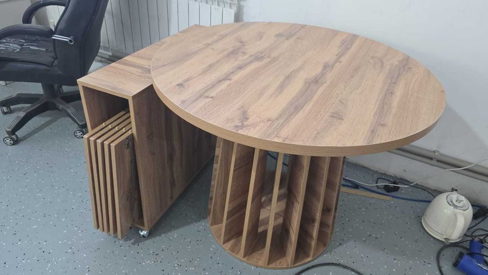 Акция Гостиный Кухонный Стол Трансформер Туздыбастау Мебель Раскладной