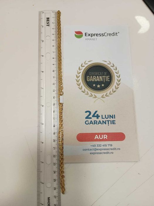 Lant aur 18K 6.29gr [AG24 Harlau B.46552.1] - Garantie 2 ani!