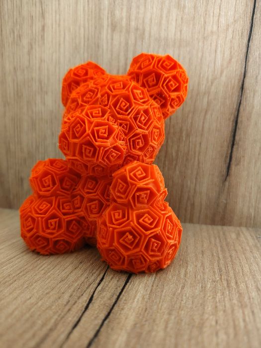 3D декоративно мече с рози - Перфектен подарък за Свети Валентин