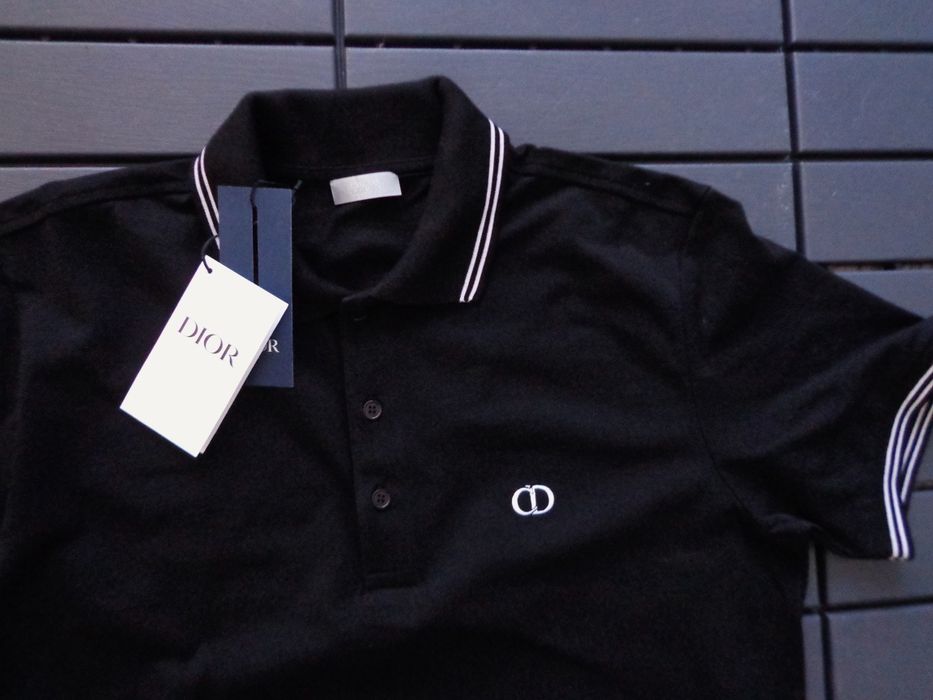 Мъжка  тениска от  Dior Black CD Logo