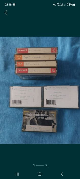 Lot casete audio 48 bucati