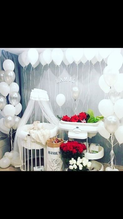 Шары на выписку.