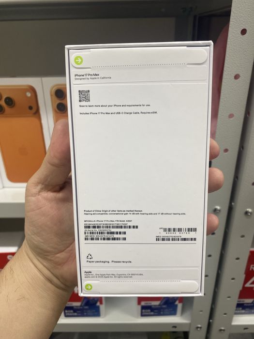 Айфон 17 про макс 256гб