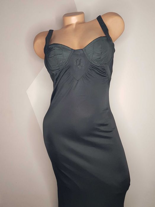 Guess by Marciano Оригинална Официална Дамска Дълга Черна Рокля