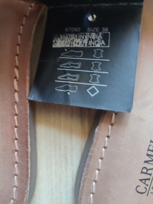 Дамски чехли Carmela естествена кожа