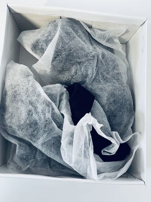 Fauxsuede high heel platform sandale