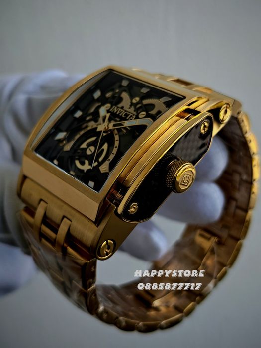 INVICTA Powertrain Gold 47 mm, Инвикта нов мъжки часовник