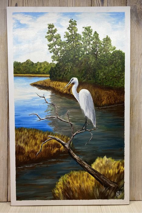 Картина «Цапля»