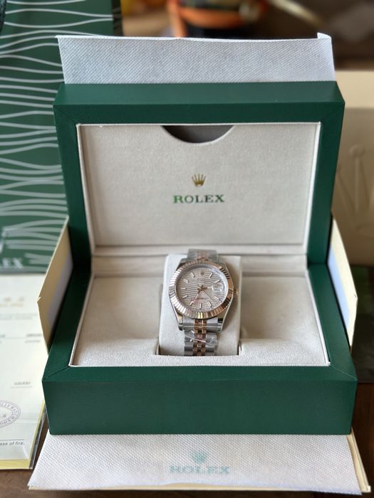 Rolex Datejust White Motif 41 mm