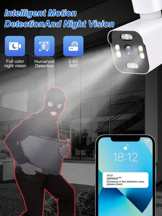 Външна камера с нощно виждане за видеонаблюдение