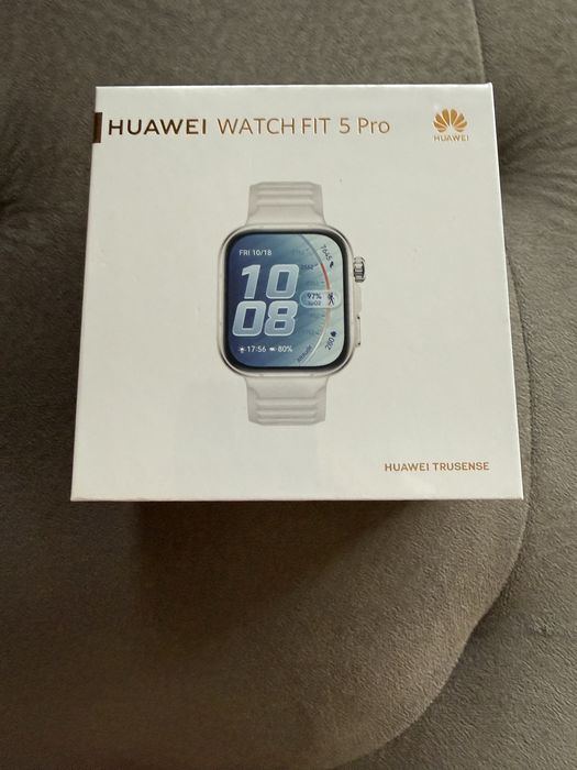 Смарт часовник HUAWEI WATCH FIT 5 Pro white. С 3 год.гаранция ! Неразопакован !