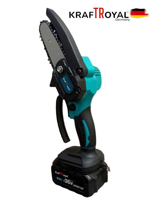НЕМСКА Безжична Резачка за Kлони 10см KraftRoyal 36V 8,0AH + ЛЕД ФЕНЕР