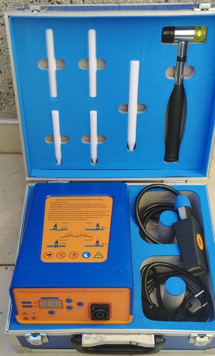 Индукционен нагревател за изправяне на гънки