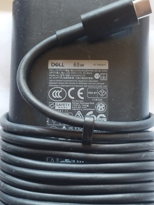 Încărcătoare Dell original,, 19.5v - 3,34 A și 6,7a-130w, USB-C led î