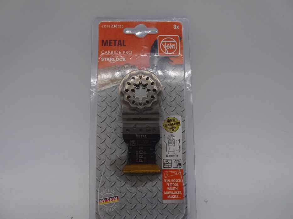 Set 3 lame de ferastrau, Fein, E-Cut Carbide Pro, 32x40mm Starlock