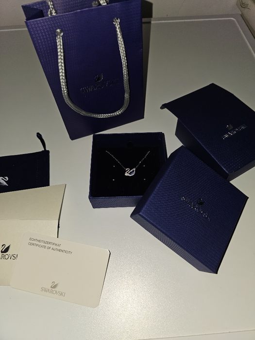 Swarovski swan  necklace(lanț)