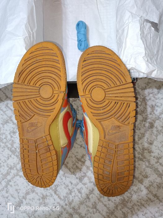 Nike Dunk High 1985 Acid Wash Orange