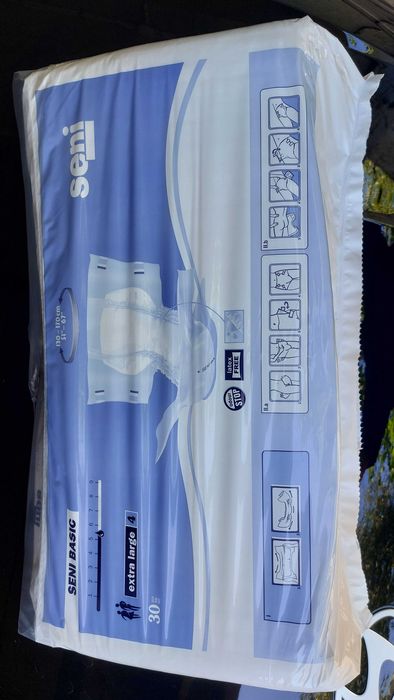 Pampers adulți XL Seni Basic 8 baxuri