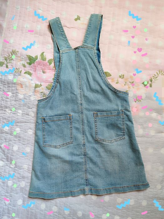 Джинсовый сарафан на 7-10 лет