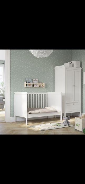 Vand patut bebelus IKEA SUNDVIK 60x120 cm + saltea microfibra cocos