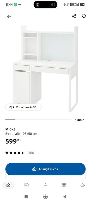 Birou Ikea Micke+Scaun