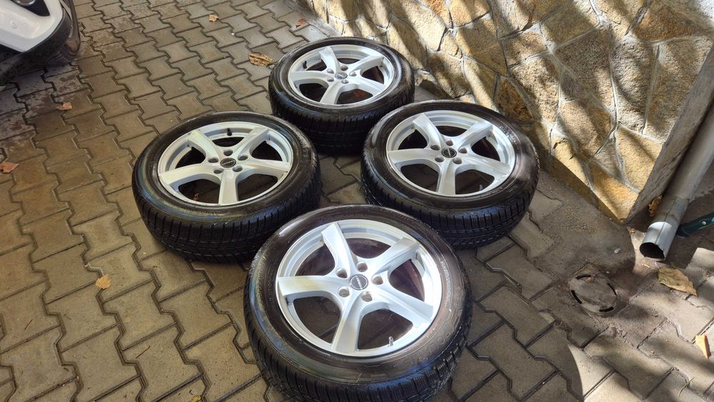 Зимни гуми с джанти 17" Borbet 215/55 R17 - 4 бр.