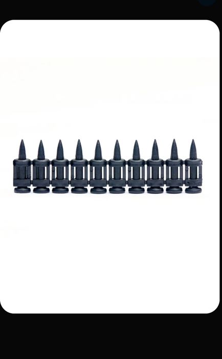 Гвозди по бетону кованые. Для газовых монтажные пистолет. Toua