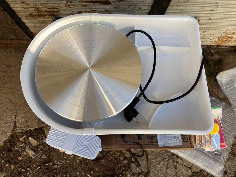 Професионално грънчарско колело, електрическо, 350 W