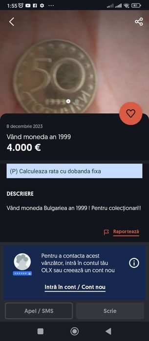 Moneda veche 2 bucati
