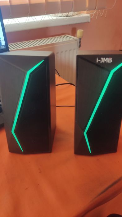 Бюджетни компютърни колони i-jmb с RGB подсветка (Gaming USB)