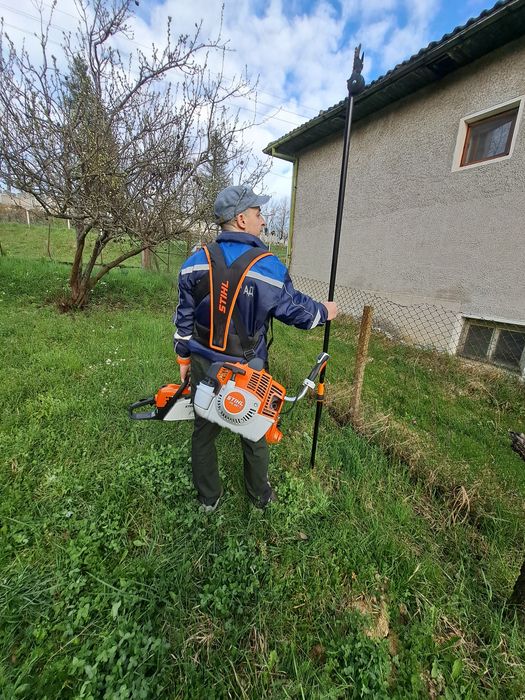 Професионално почистване на дворове и градини в Габрово и района - STIHL