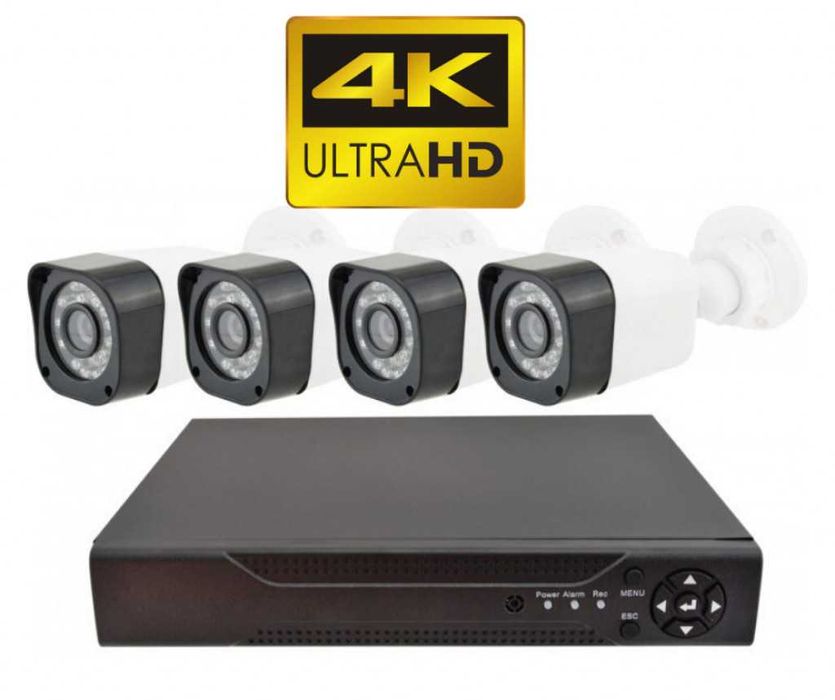 Система за видеонаблюдение E’CH CCTV 4K Ultra HD