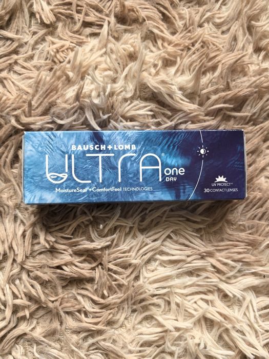 Vând lentile de contact -2.5 Ultra Bausch+Lomb, 30 lentile,