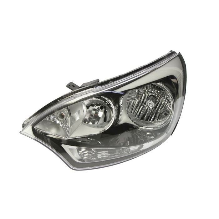 Far Kia Rio, 09.2011-12.2016 modele cu 3/5usi, partea stanga/dreapta, electric, tip bec H1+H7, fara motoras