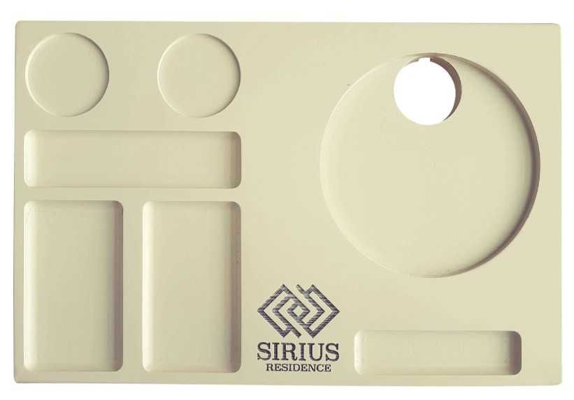 Чайные станции для гостиниц | Поднос для номера с логотипом