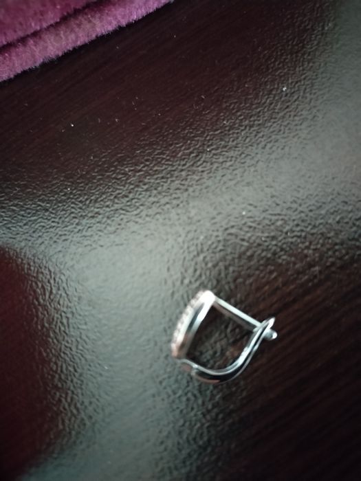 Сребърни дамски обици