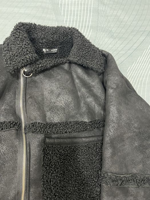 Легкая дубленка на весну