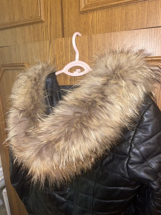 Яке от естествена кожа и косъм от лисица Mitron