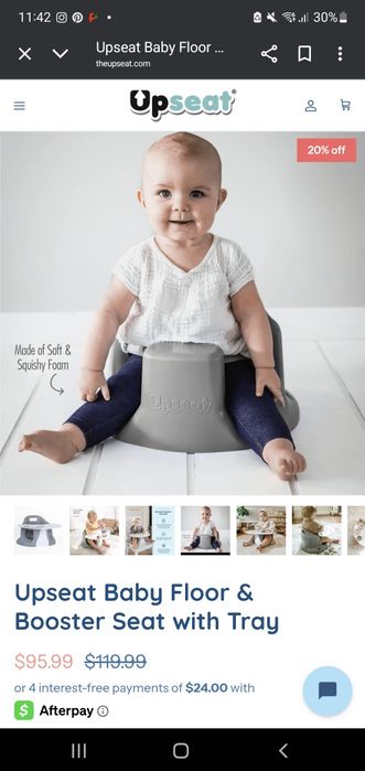 Scaun bebeluș cu tava inclusa, Ergonomic din SUA