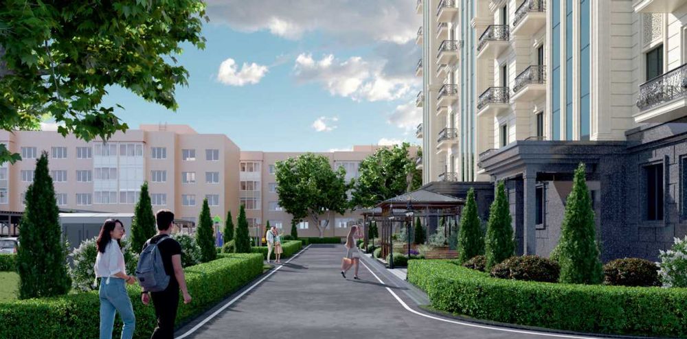 1-ком квартира в Юнсабате | 41.9 м² с  КАДАСТРОМ | пв 14.9 тис у.е (ГА