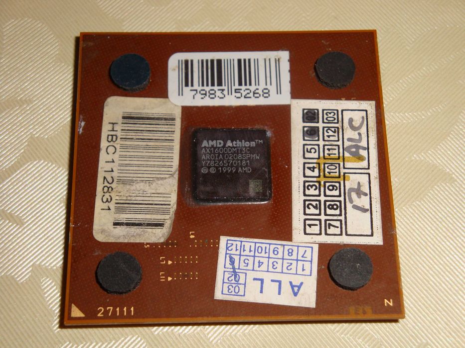Procesor AMD Athlon XP 1600+ Palomino AX1600DMT3C 462 - de colectie