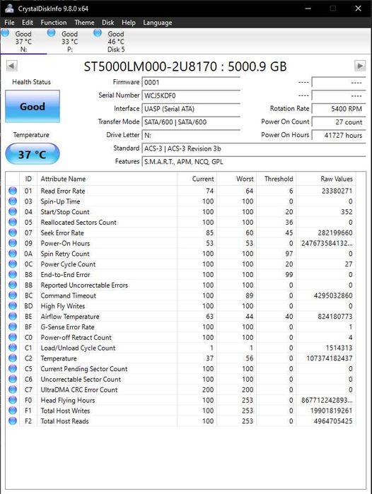 Seagate Basic Portable HDD 5TB, USB 3.0, 2.5 Inch
