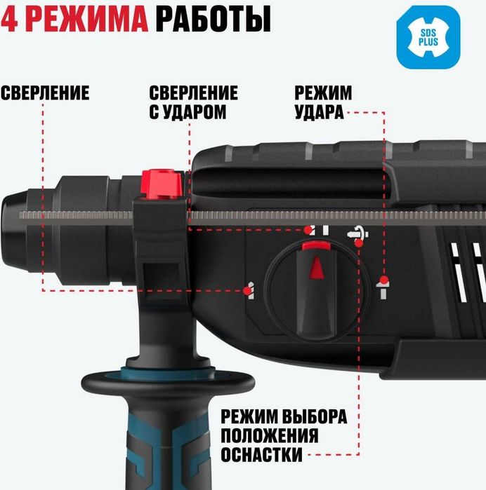 Перфоратор SDS PLUS RH 650-24 ALTECO