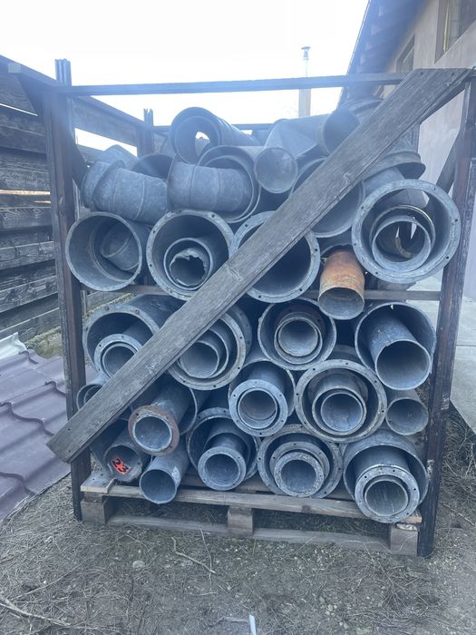 Freza  1200 euro, tubulatura exhausare din tabla galvanizata, Italia.