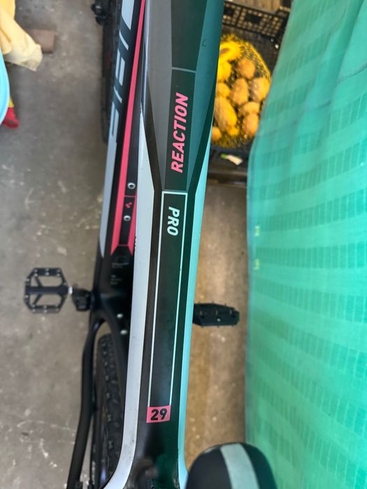 Карбонов велосипед cube reaction pro 29-XL