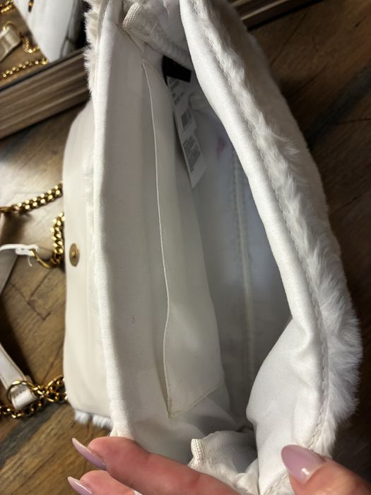 Плюшена дамска чанта