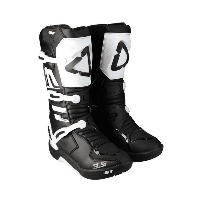 Cizme cross/atv Leatt 3.5 negru/alb marime 43 27.5cm