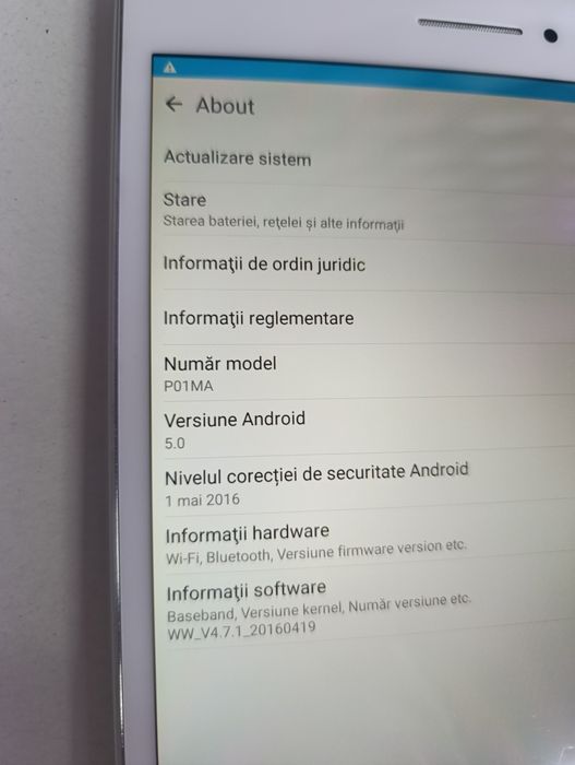 Tableta  deosebita Asus Zenpad S 8.0 display ips 2k procesor Intel 32gb cu 2gb ram