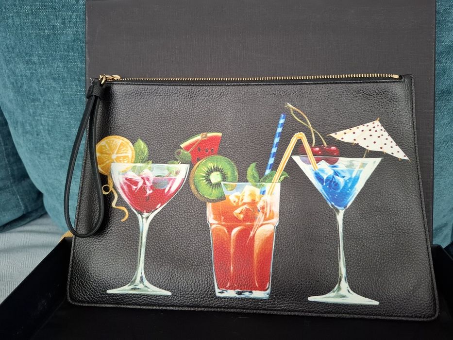 Dolce & Gabbana Drink дамски кожен клъч