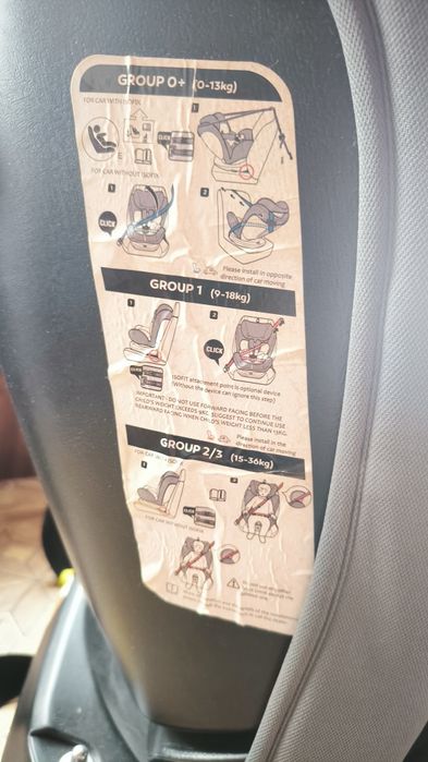 Scaun auto copii cu isofix